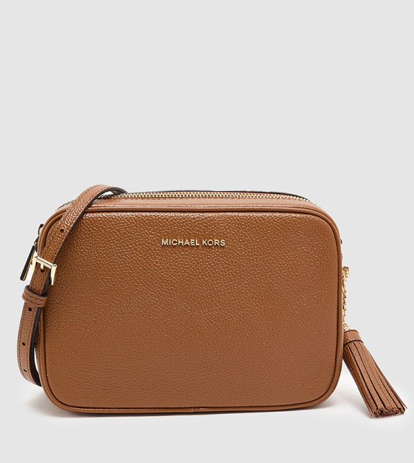 Logo Metal Tassel Detail Camera Bag