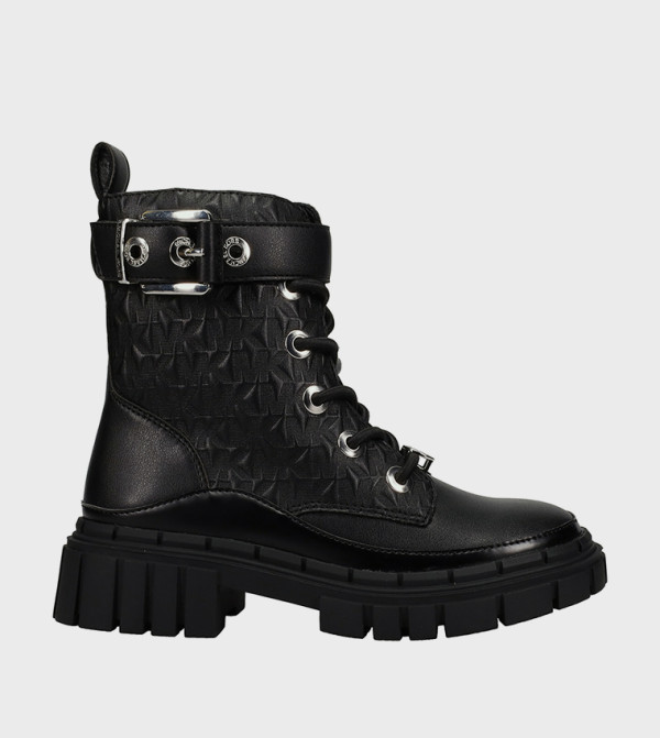 BLAKE COLBY Monogram Chunky Boots