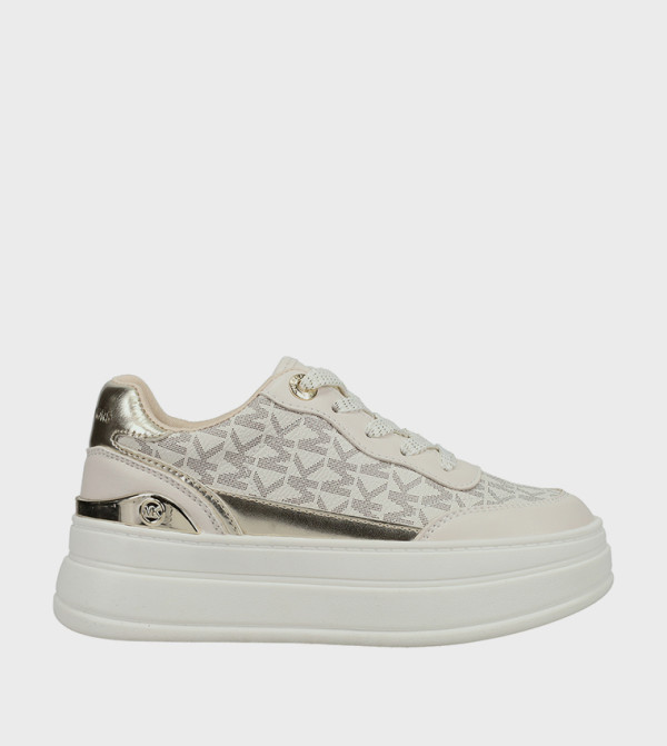 HAYES Monogram Platform Sneakers