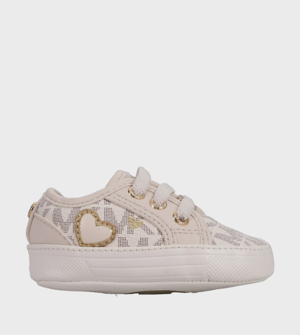 BABY BRITTANIA Heart Lace-UP Shoes