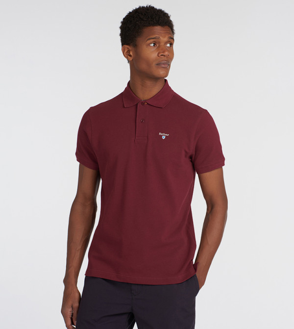 Logo Embroidered Short Sleeves Polo T-Shirt