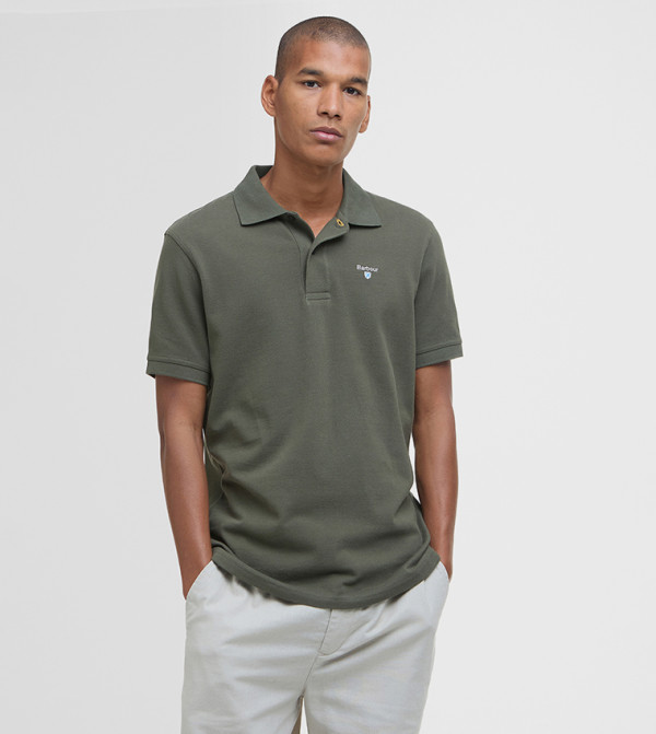 Logo Embroidered Tailored Polo T-Shirt