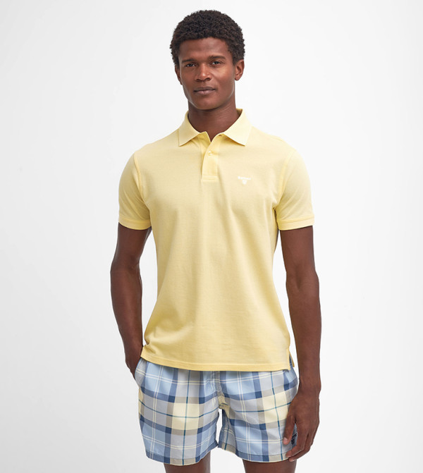 Logo Embroidered Short Sleeves Polo T-Shirt