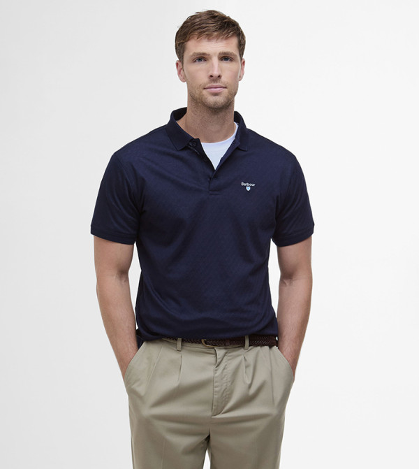 Logo Embroidered Sutton Polo T-Shirt