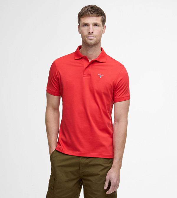 Logo Embroidered Short Sleeves Polo T-Shirt
