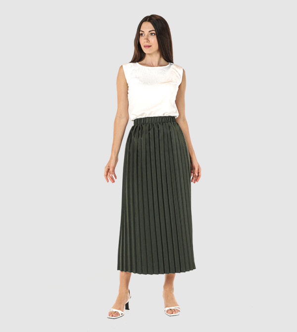 Shamua Accordian Pleated Skirt