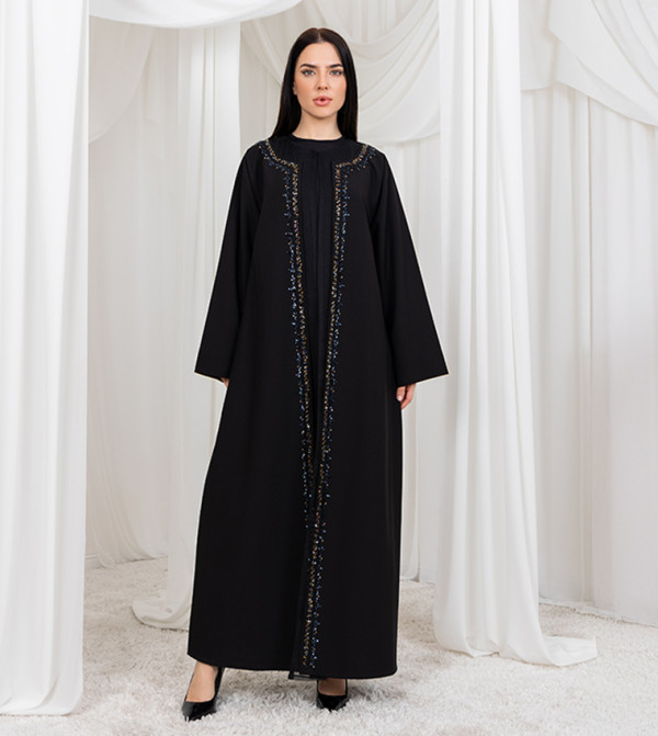 Embellished Organza Abaya