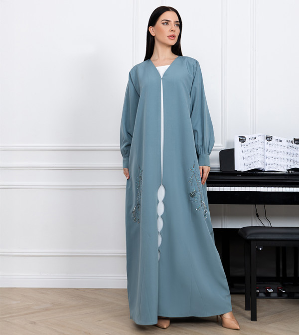 Barbie Crepe Embellished Abaya