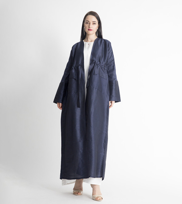 Long Sleeves V-Neck Abaya
