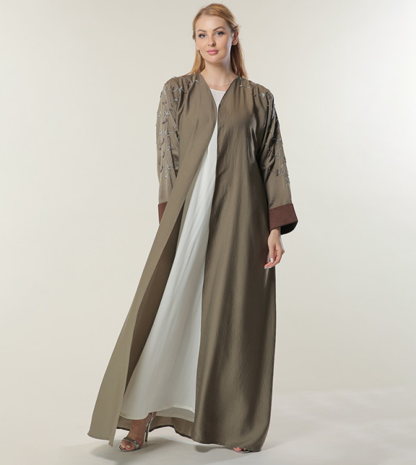 Embellished Long Sleeves Abaya