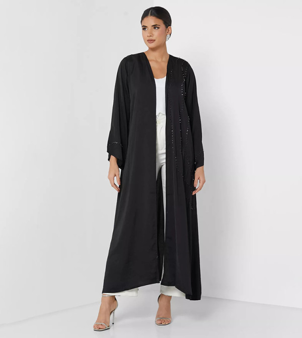 Long Sleeves Embroidered Abaya