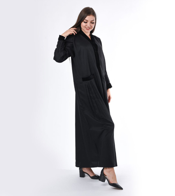 Pleated Casual Abaya