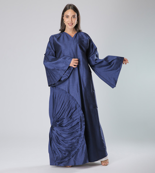 Long Sleeves V-Neck Abaya