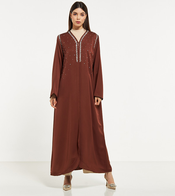 Embellished Abaya with Sheila