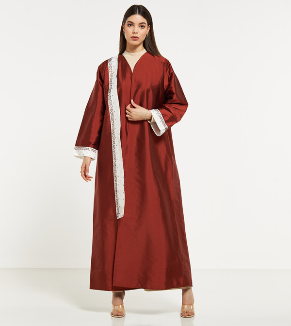 Bead Embellished Abaya
