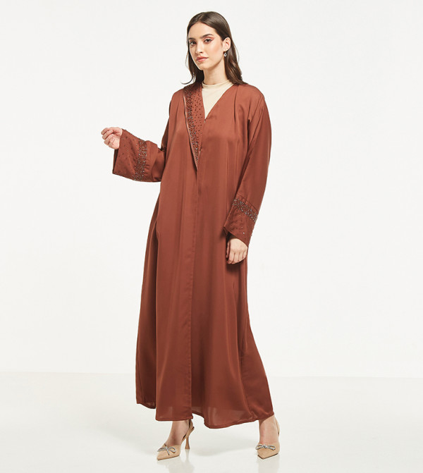 Embellished Abaya with Sheila