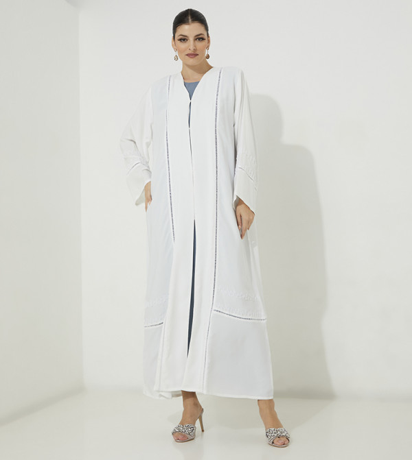 Korean Nida Abaya with Handwork