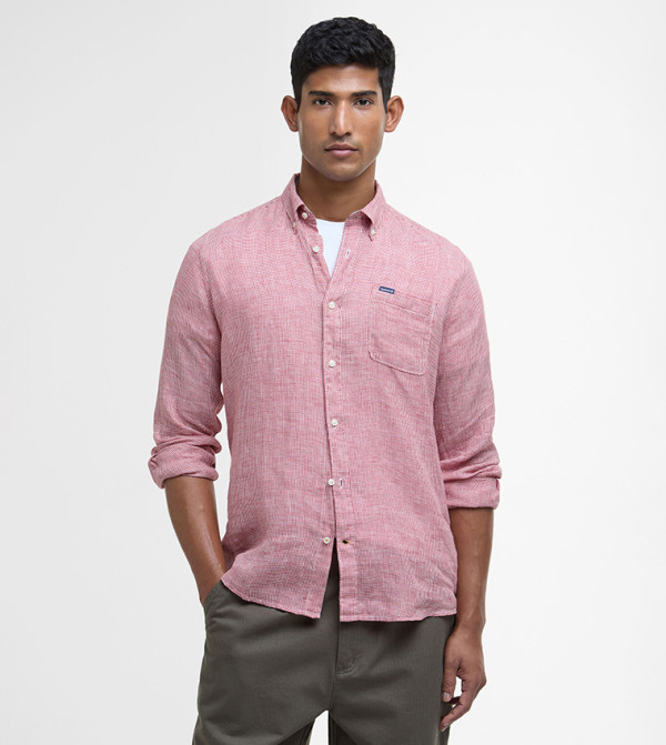 Printed Linton Tailored Fit Shirt