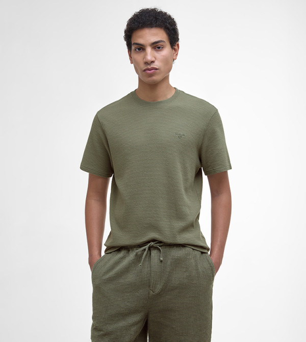 PLATFORD Tailored Waffle Textured T-Shirt