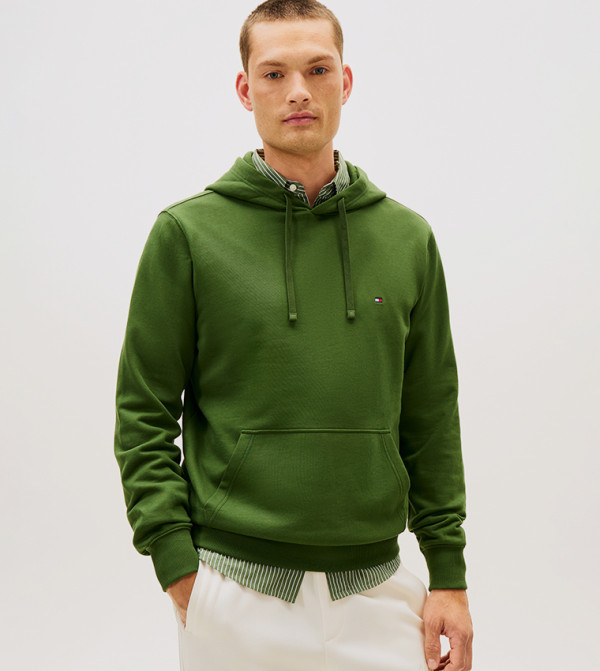 Essential Long Sleeves Terry Hoodie