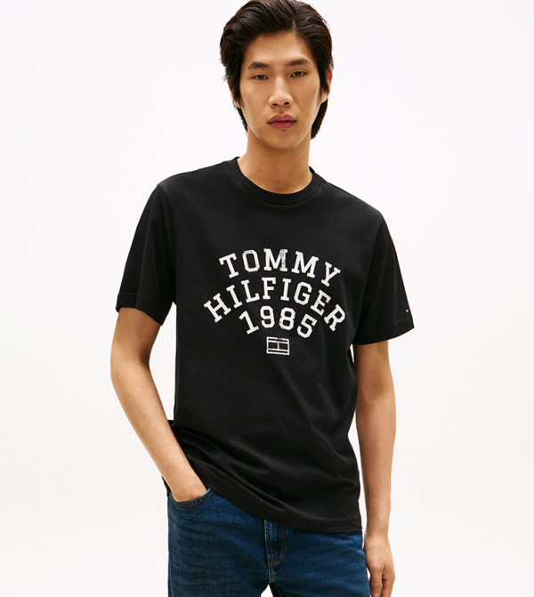 Logo Printed Crew Neck T-Shirt