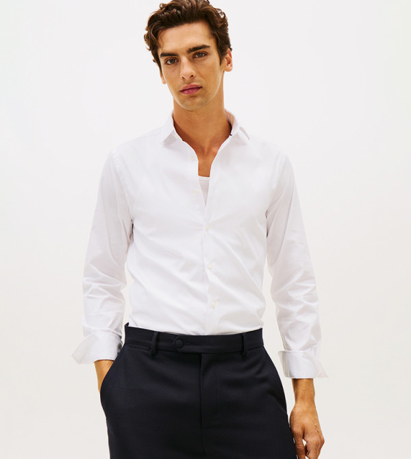 Solid Long Sleeves Shirt