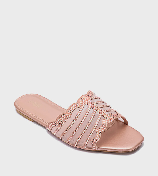 صندل فلات مزين 