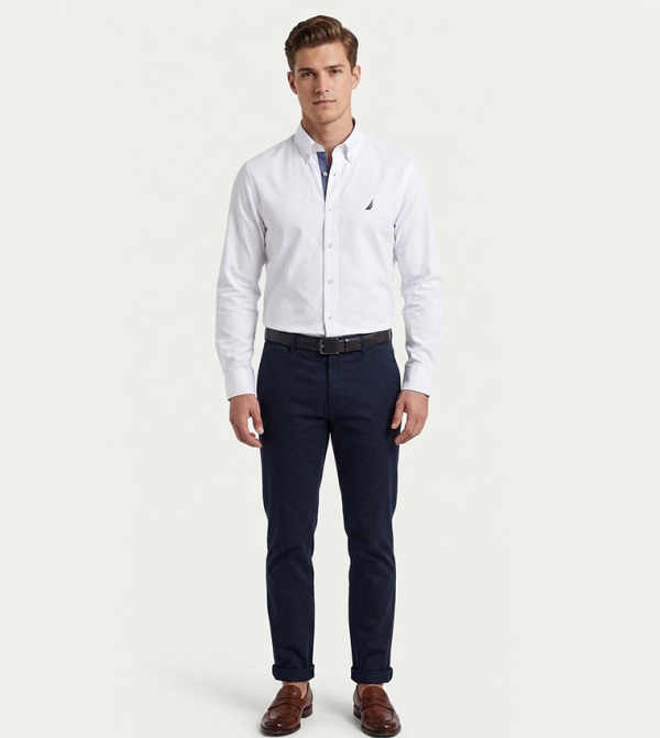 MAST Button-Down Collar Long Sleeves Shirt