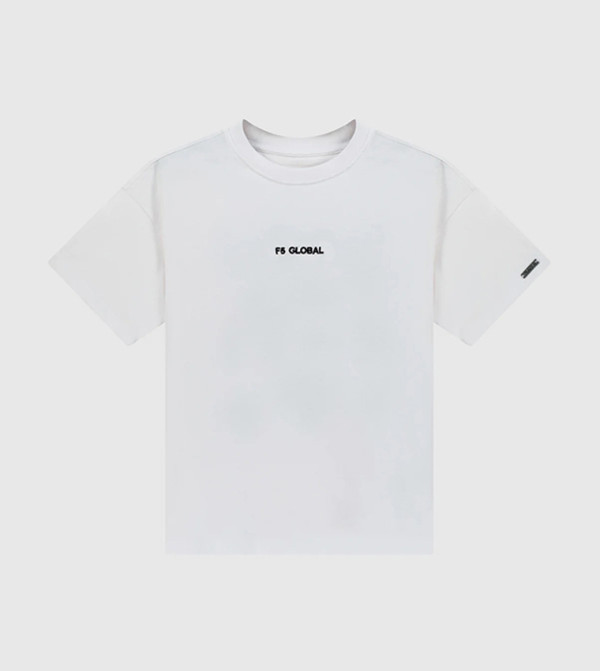 Logo Embroidered Oversized T-Shirt