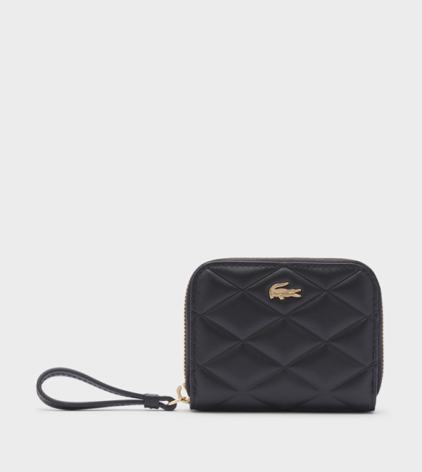 Quilted Zip-Around Mini Wallet