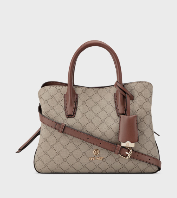 LAKELYN Monogram Patterned Satchel Bag