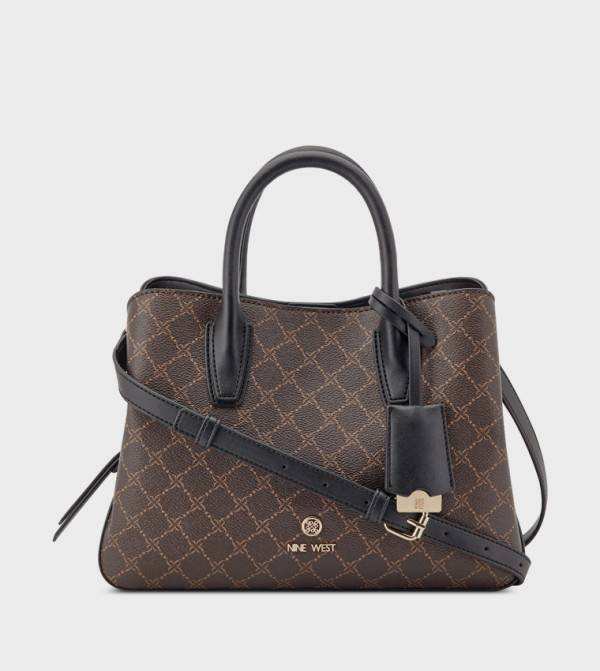 LAKELYN Monogram Patterned Satchel Bag