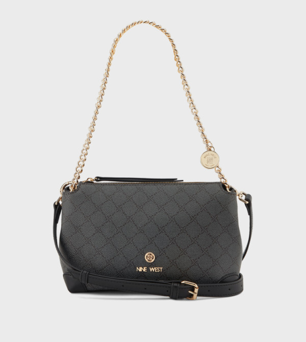 حقيبة كتف كايري بنقشة شعار