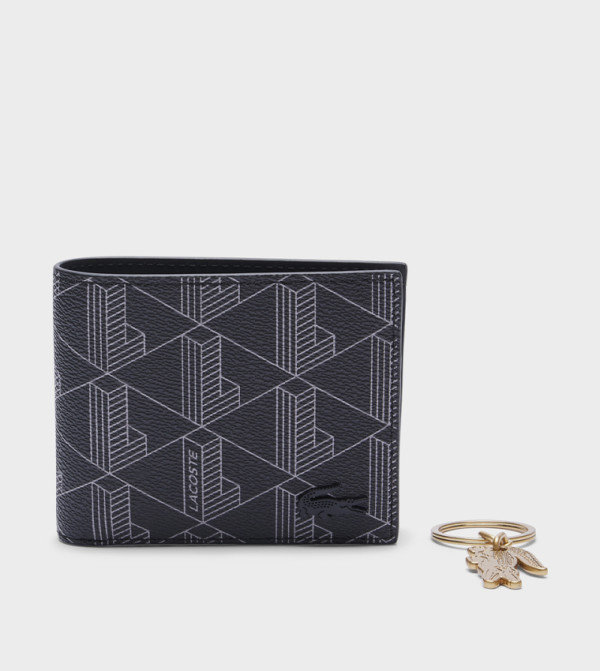 Printed Bi-Fold Wallet with Keyring