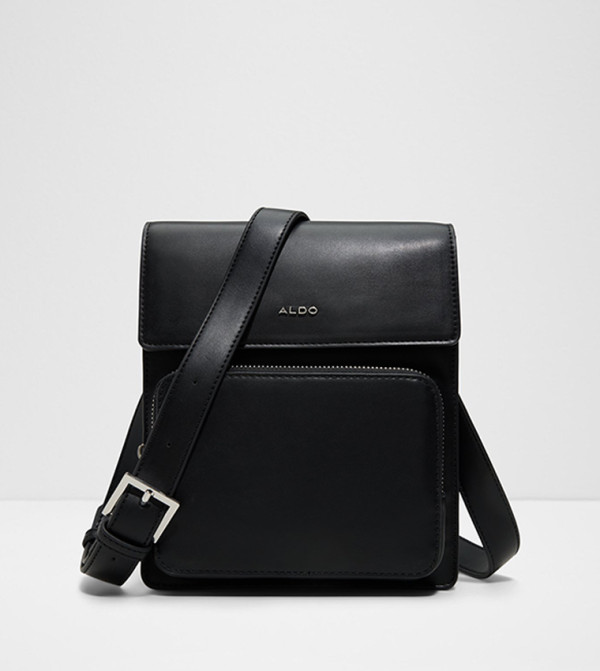 NILES Logo Detail Zippered Crossbody Bag