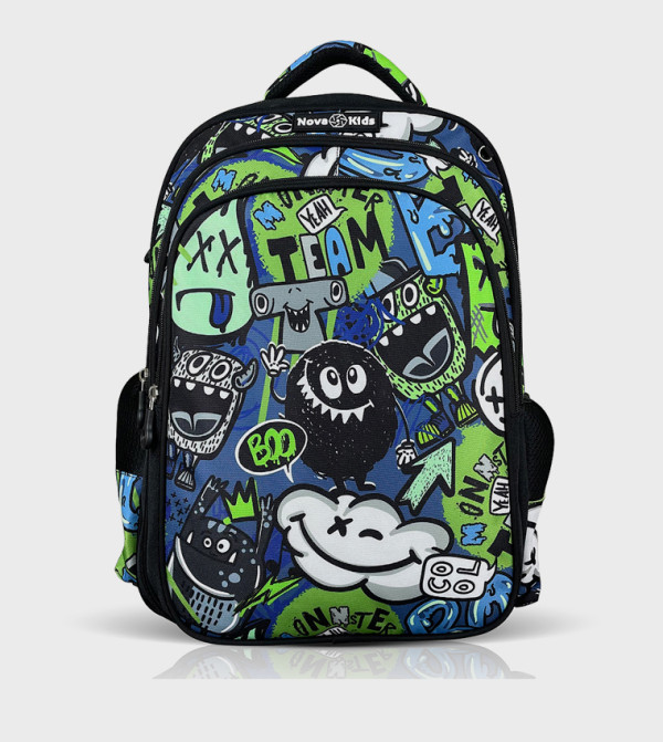 حقيبة مدرسية 17.5 بوصة - جينز  