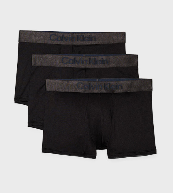 Pack of 3 Logo Waistband Trunks