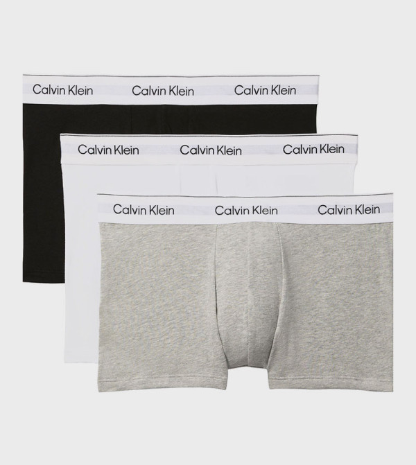 Pack of 3 Logo Waistband Trunks