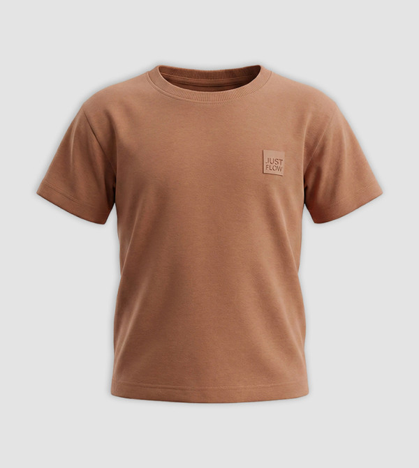 Badge Detail Short Sleeves T-Shirt