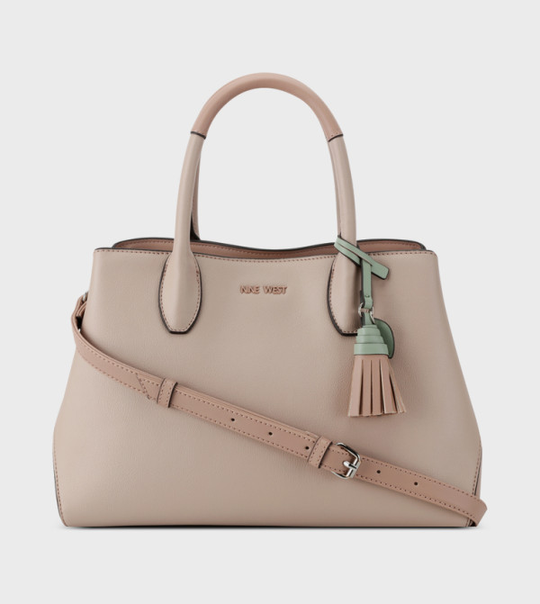 MAREN Logo Detail Satchel Bag