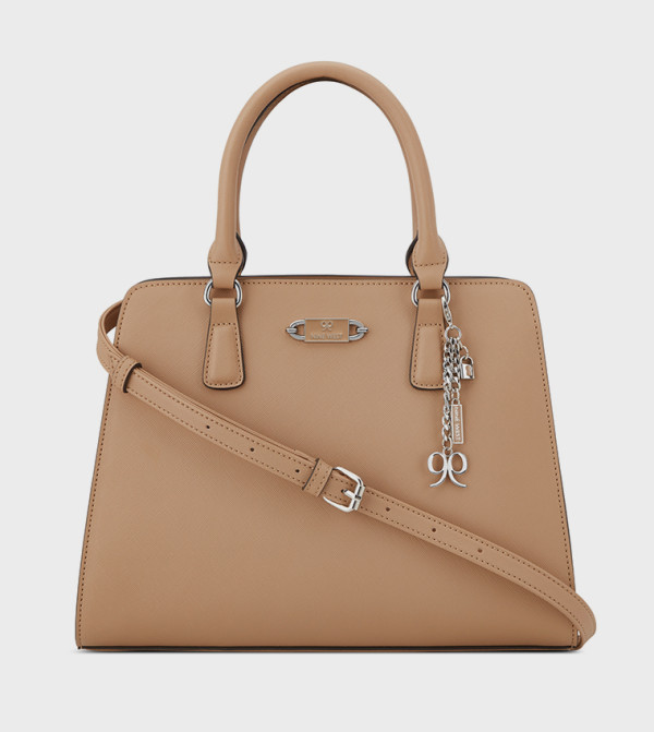 CALLY Textured Satchel Bag