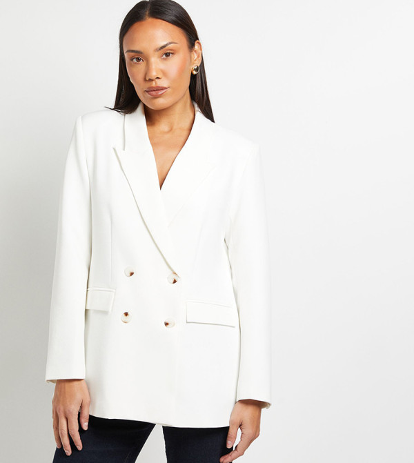 Double Breasted Long Sleeves Blazer