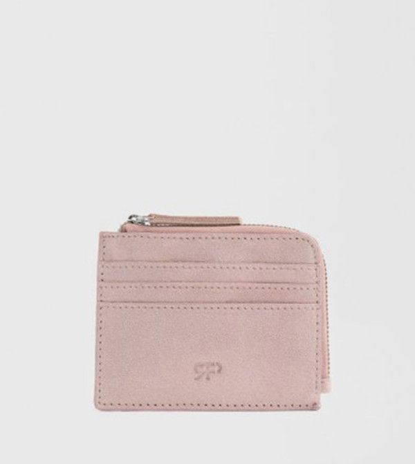 Textured Leather Card Holder