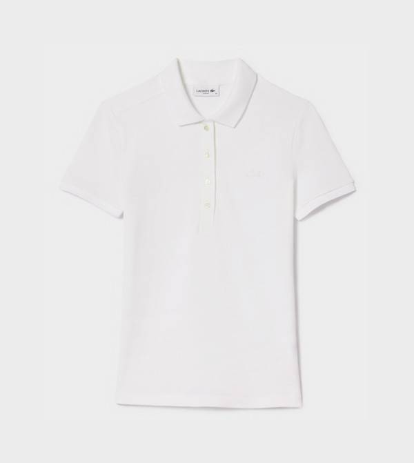 تيشيرت بولو بشعار وكم قصير