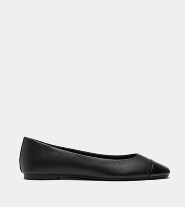 Almond Toe Contrast Ballerinas