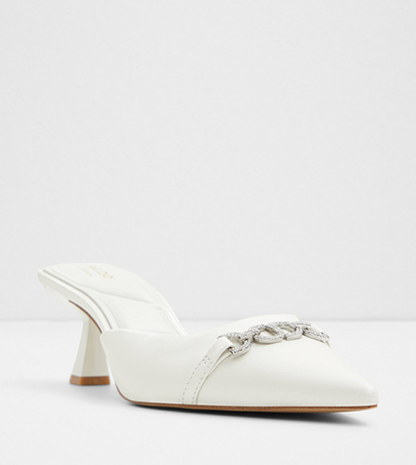 PRIMAVERA Embellished Heeled Mules