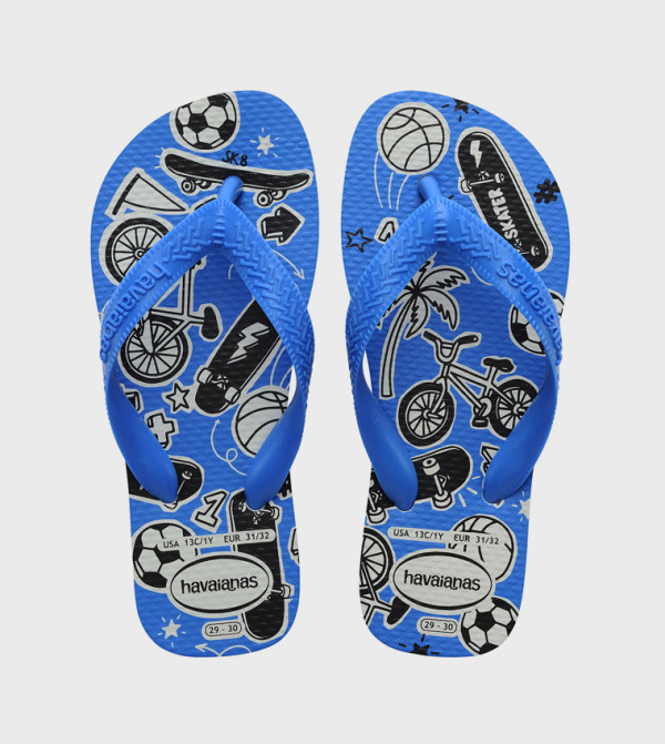 Athletic Printed Flip-Flops