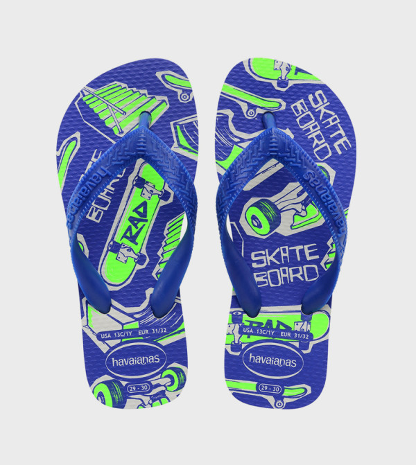 Athletic Printed Flip-Flops