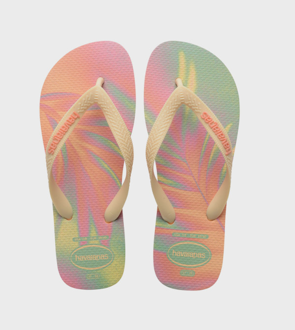Top Fashion Printed Flip-Flops