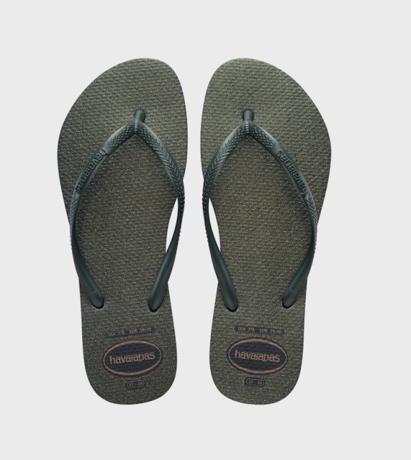Slim Gloss Logo Detail Flip-Flops